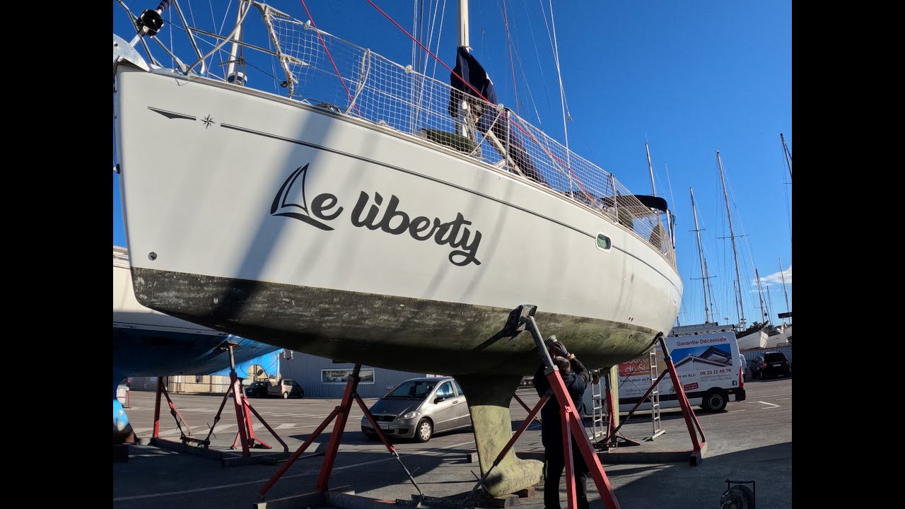 Carénage 2023 partie 1 Sun Odyssey 35