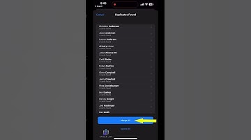 Quick iOS Tip : Merge Contacts #Shorts