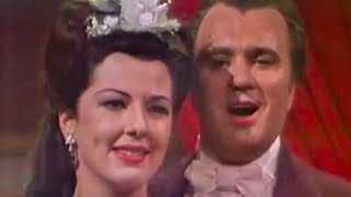 Anna Moffo & Nicolai Gedda “La Traviata” - Libiamo - Un di Felice 1962 colour