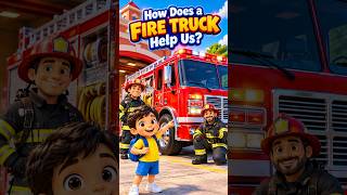 🚒 How Does a Fire Truck Help Us | Community Helpers for Kids #kidslearning #kidzwonderverse