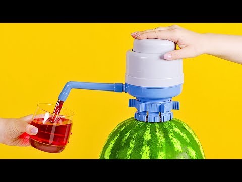 how-to-make-watermelon-juice-dispenser