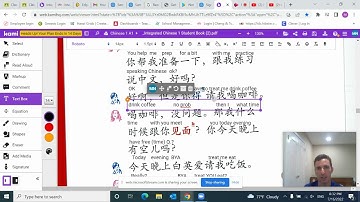Lesson 6 Dialogue 2 Explanation and Analysis Integrated Chinese Volume 1 4th Ed