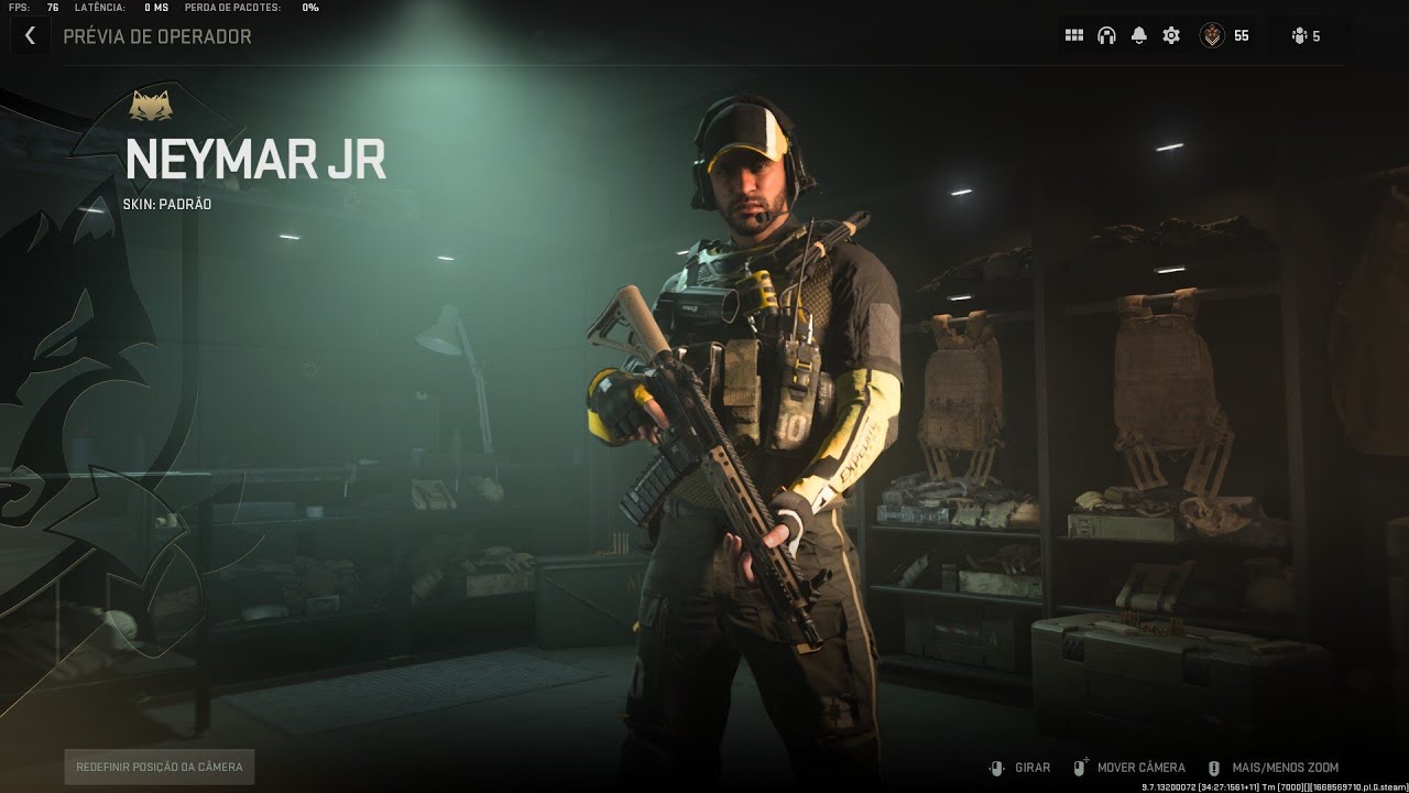 Neymar Jr dublado no Modern Warfare 2 - YouTube