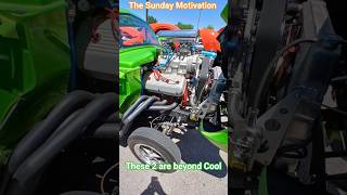 two for one #carshow #gasser #oldcars #supercharged #v8 #hotrod #gassers #americancars #racecar #usa