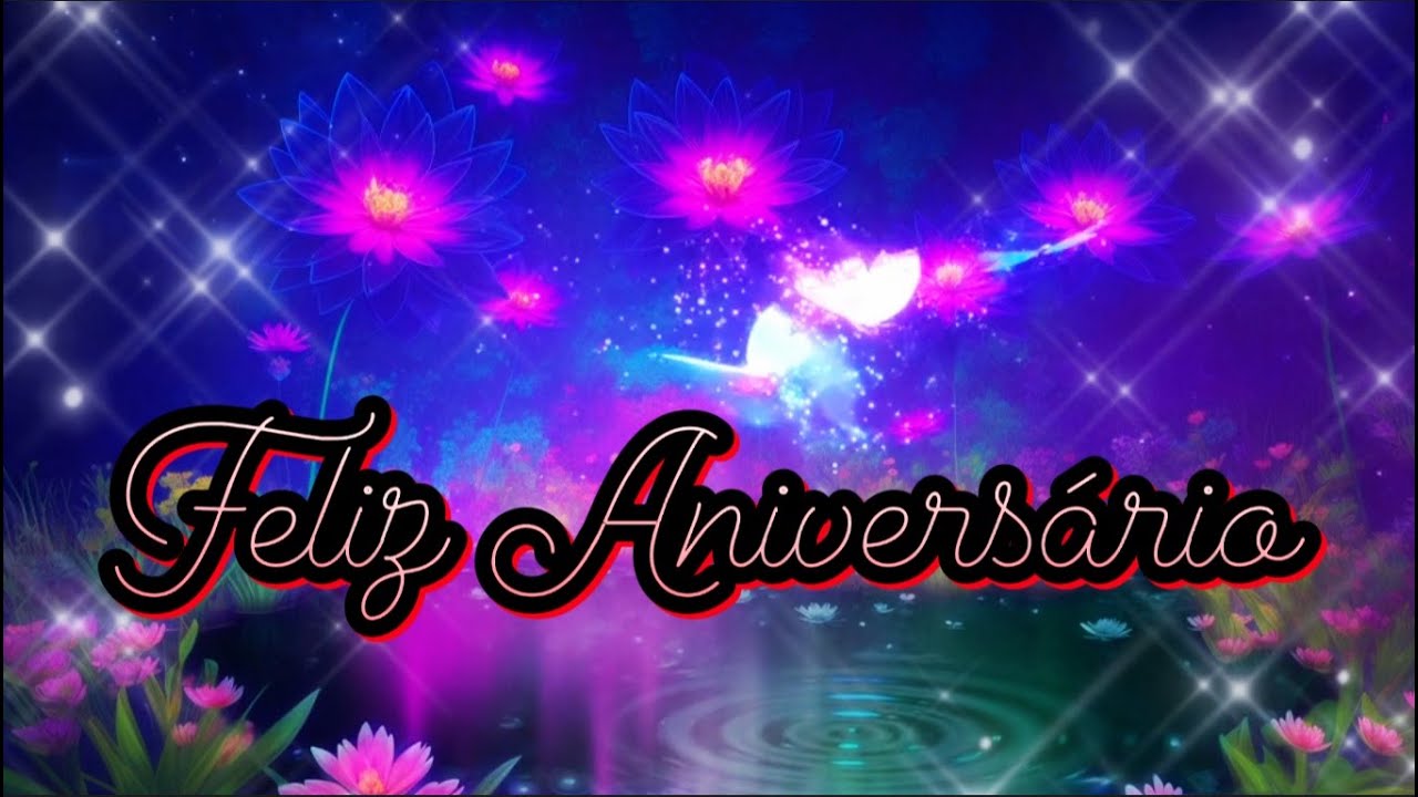 Um Lindo Vídeo de Feliz Aniversário para Você, Felicidades, Mensagem de ...