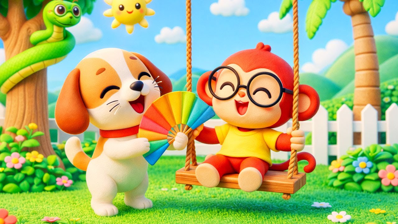 CHÚ KHỈ CON LÔNG ĐỎ REMIX - Liên Khúc Nhạc Thiếu Nhi Con Khỉ, Chú Cún Remix Sôi Động Cho Bé