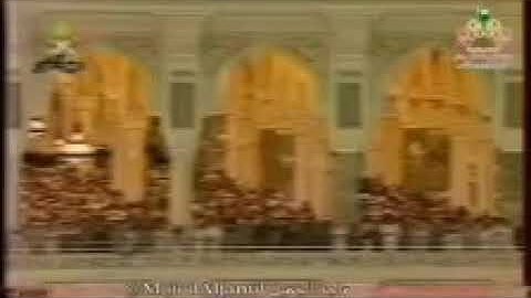 أخشع وأروع تلاوة للقارئ الشيخ سعود الشريم من أواخر سورة المائدة، تهجد رمضان لعام 1418 / 1997