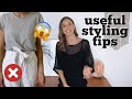 7 STYLING TIPS YOU NEED TO KNOW | Fashion tips for women