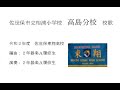 佐世保市立相浦小学校高島分校校歌