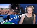 Chris REACTS to Skillet - Sick Of It (LIVE)