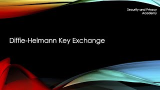 Diffie-Hellman Key Exchange explained