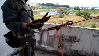 Tactical Rappel Setup