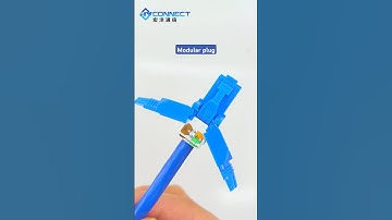 How to terminate a Cat6 field termination with the Cat6 cable #rj45 connector #tutorial #diy#cabling