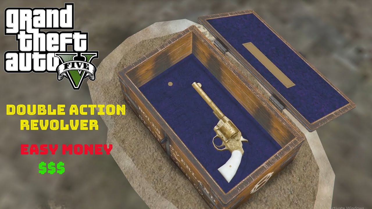 Gta Online Treasure Hunt(Double Action Revolver)Easy Money In Hindi