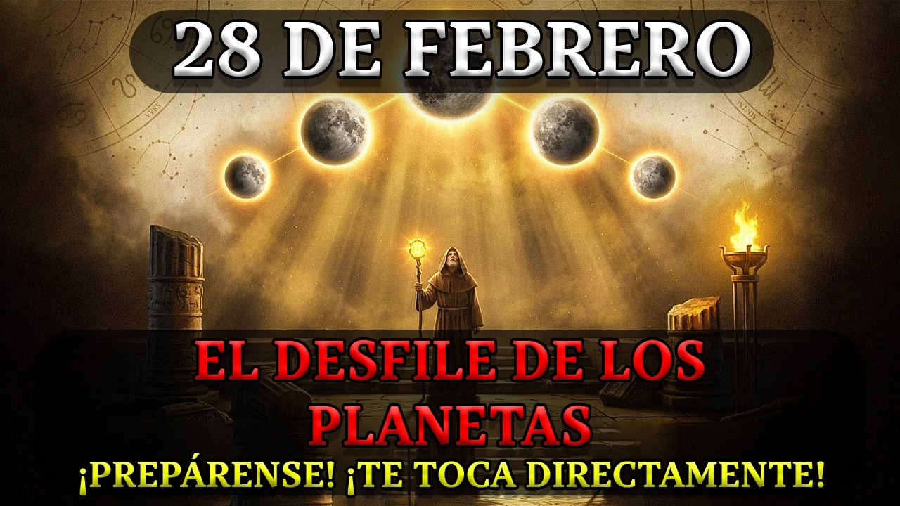 ¡Comienza! El verdadero significado espiritual de un raro desfile planetario! 28 de febrero de 2026!