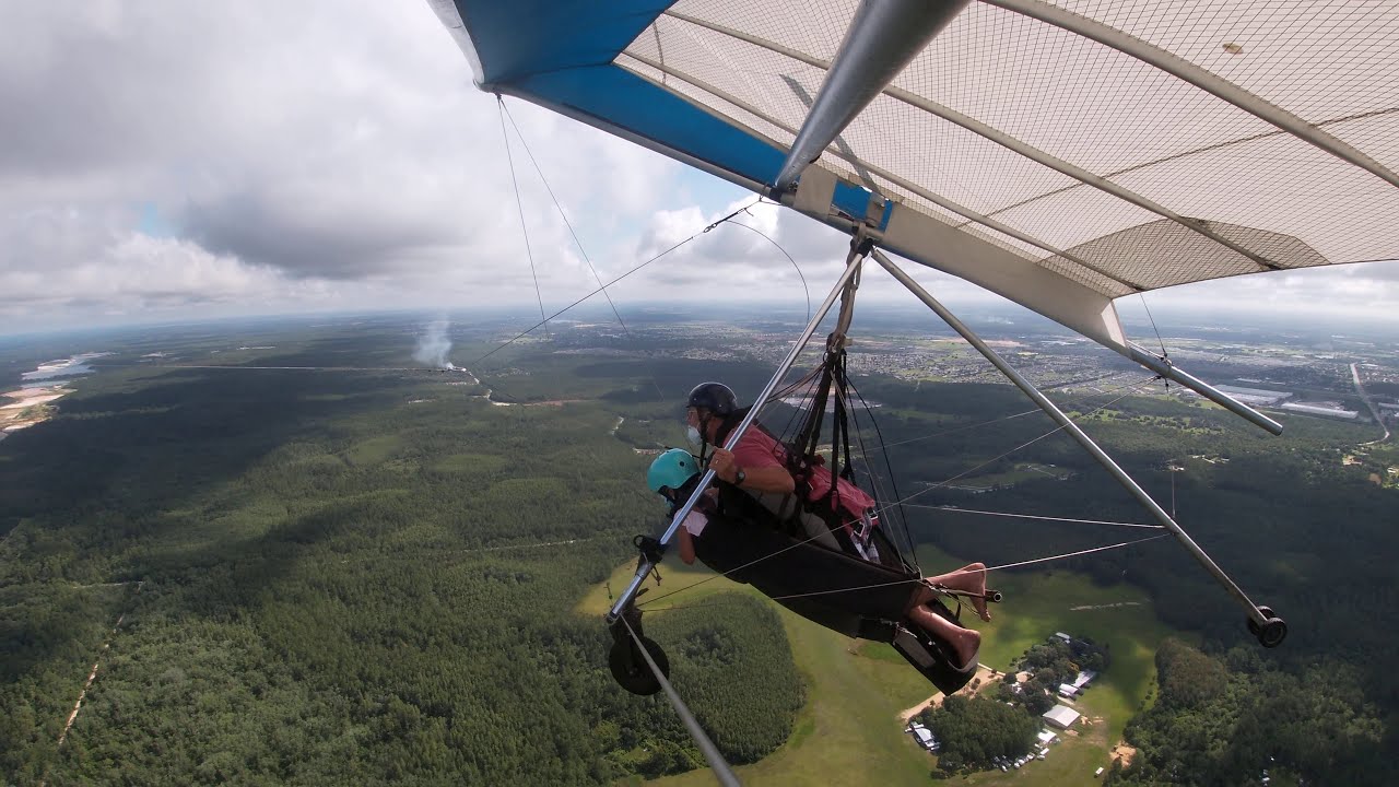 Open seven days a week since 1991. 5 year old girl Hang Gliding Wallaby Ranch Orlando Take off