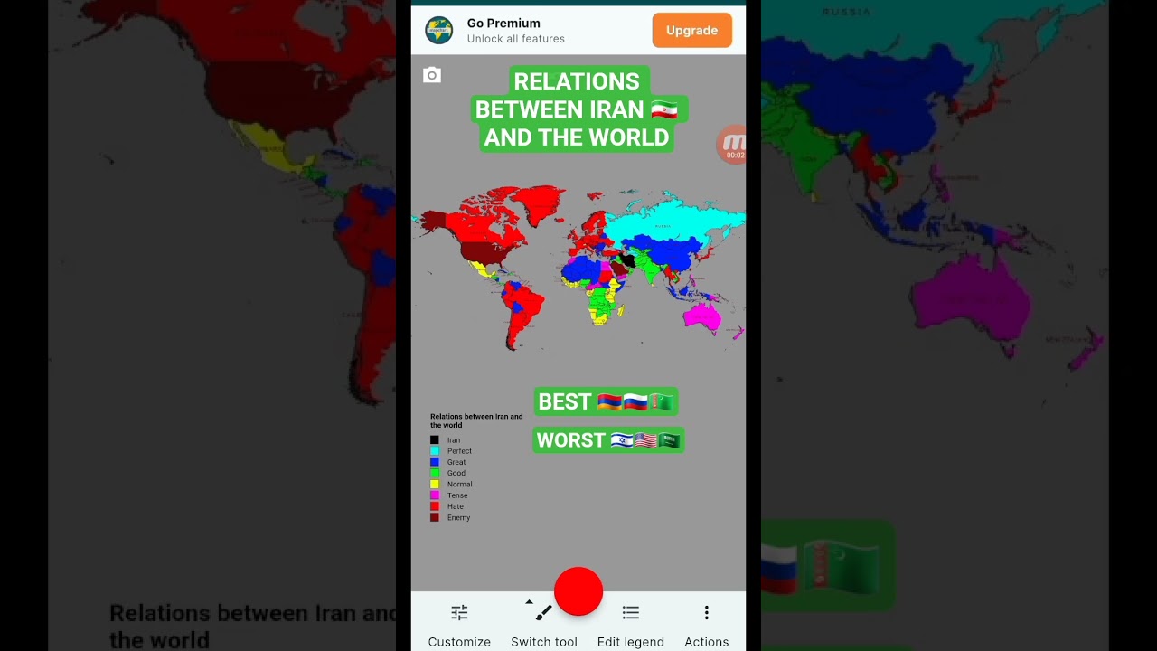 Relations between Iran 🇮🇷 and the world