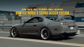 RAW Supra 2JZ Audio & Sound Design | Big Turbo 800WHP | HALCYON (4K)