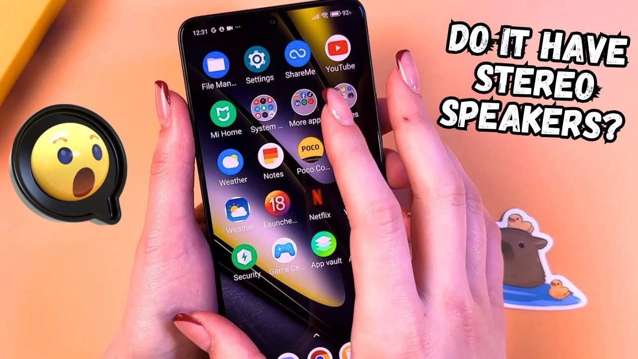 Poco F6: Do It Have Stereo Speakers?