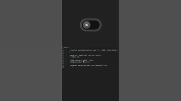 Animated Switch in CSS😍#programming #coding #css #htmlcss #shorts #trending #html #animation #design