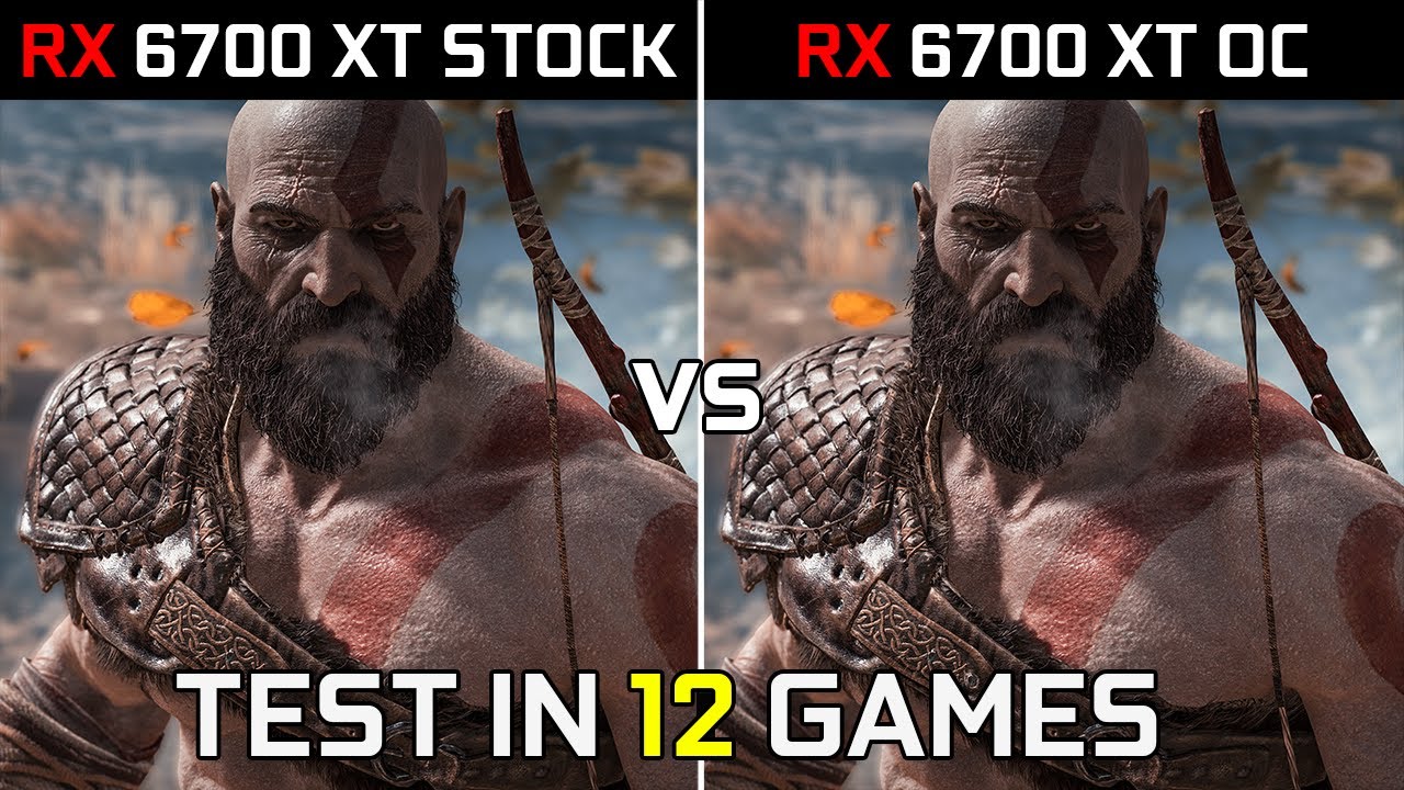 RX 6700 XT 12GB Stock Vs Overclocked Test In 12 Games In 2022 YouTube