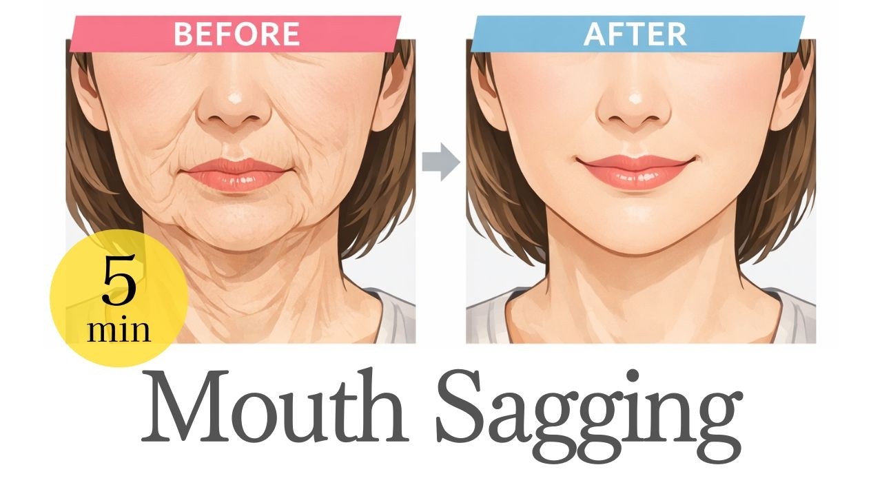 【5分】口元だるみ解消エクササイズ【スッキリ】