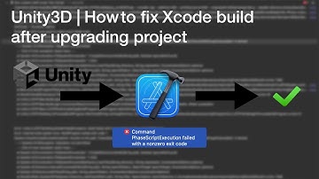 Unity3D | Fix Xcode error when building iOS project (PhaseScriptExecution failed) | 2023