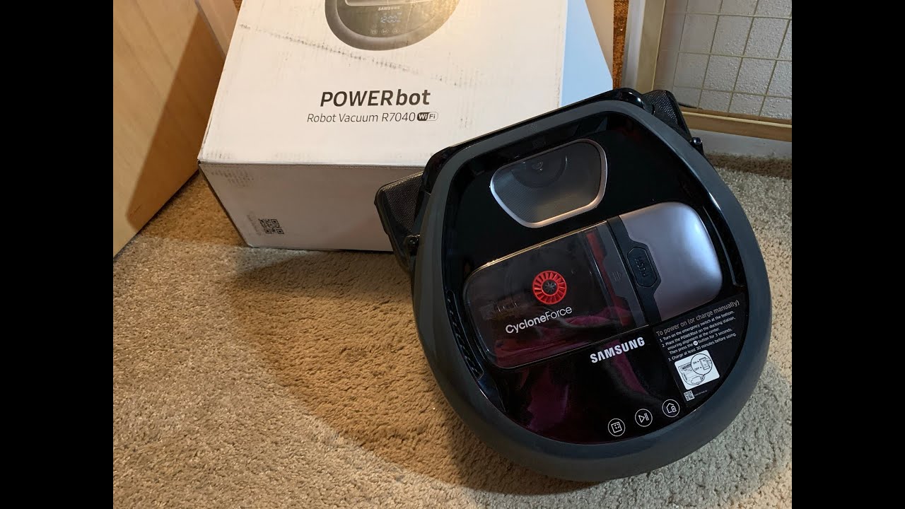 UNBOXING ROBOT VACUUM R7040(SAMSUNG)NEW VACUUM ROBOT YouTube