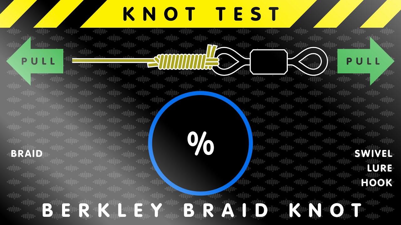 BEST KNOT TEST : Berkley braid knot 