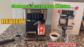 Chefman 6-in-1 Espresso Machine Review | One-Touch Lattes at Home?