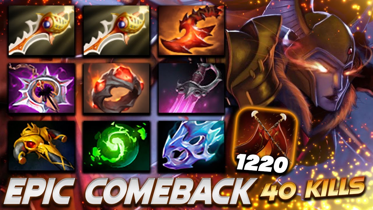 Legion Commander 40 KILLS Epic Comeback - Dota 2 Pro Gameplay [Watch & Learn]