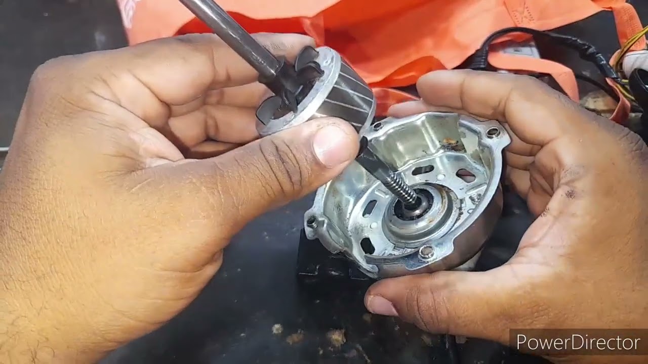 Reparacion de bobina que gira a ambos lados.