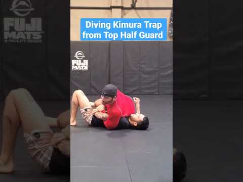 Diving Kimura Trap from Top Half Guard