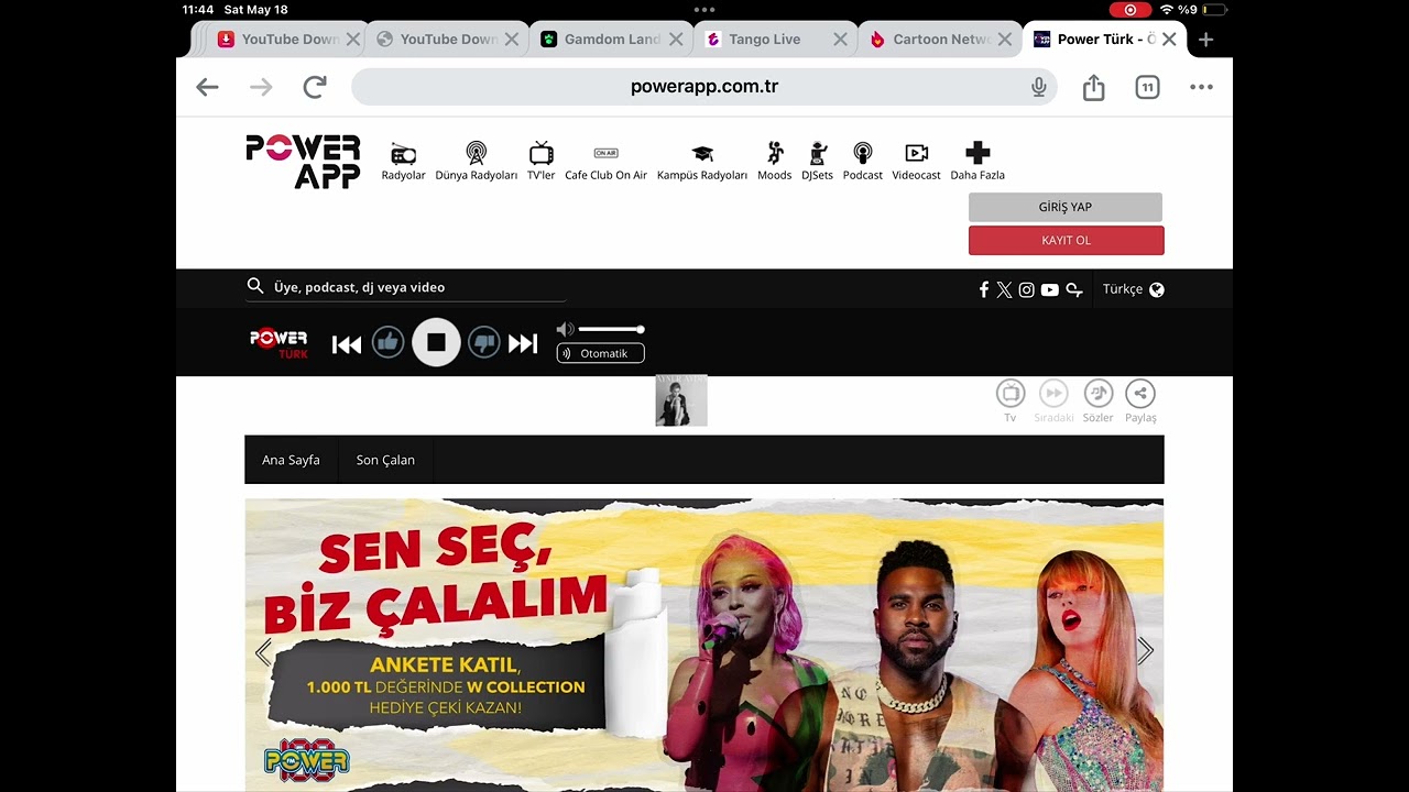 Power Türk Fm Petlas Reklam Kuşağı