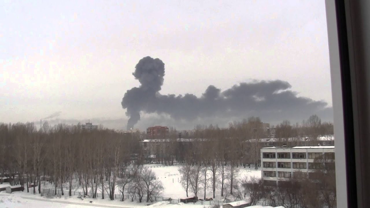 Взрыв машины в омске