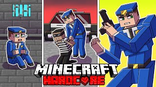 I Survived 100 DAYS as a POLICE OFFICER in HARDCORE Minecraft!