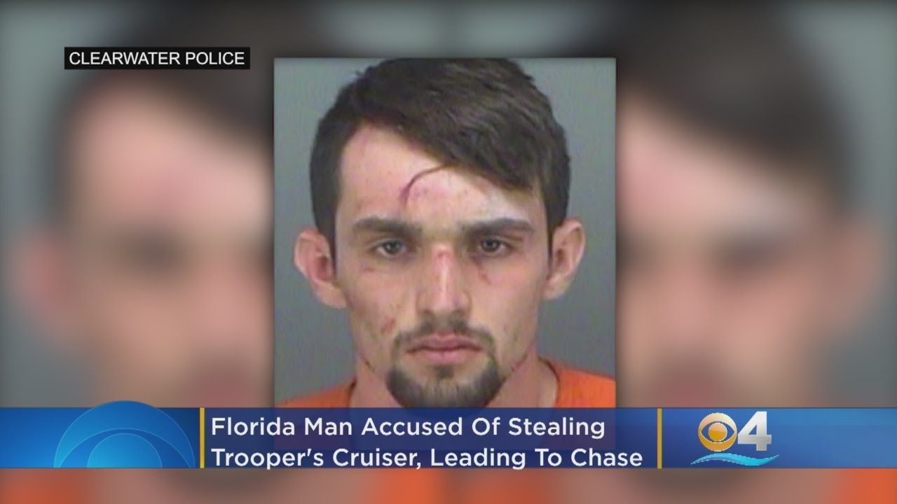 Florida Man Accused Of Taking FHP Trooper's Cruiser - YouTube