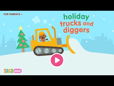 Sago Mini Holiday Trucks and Diggers - Android Gameplay