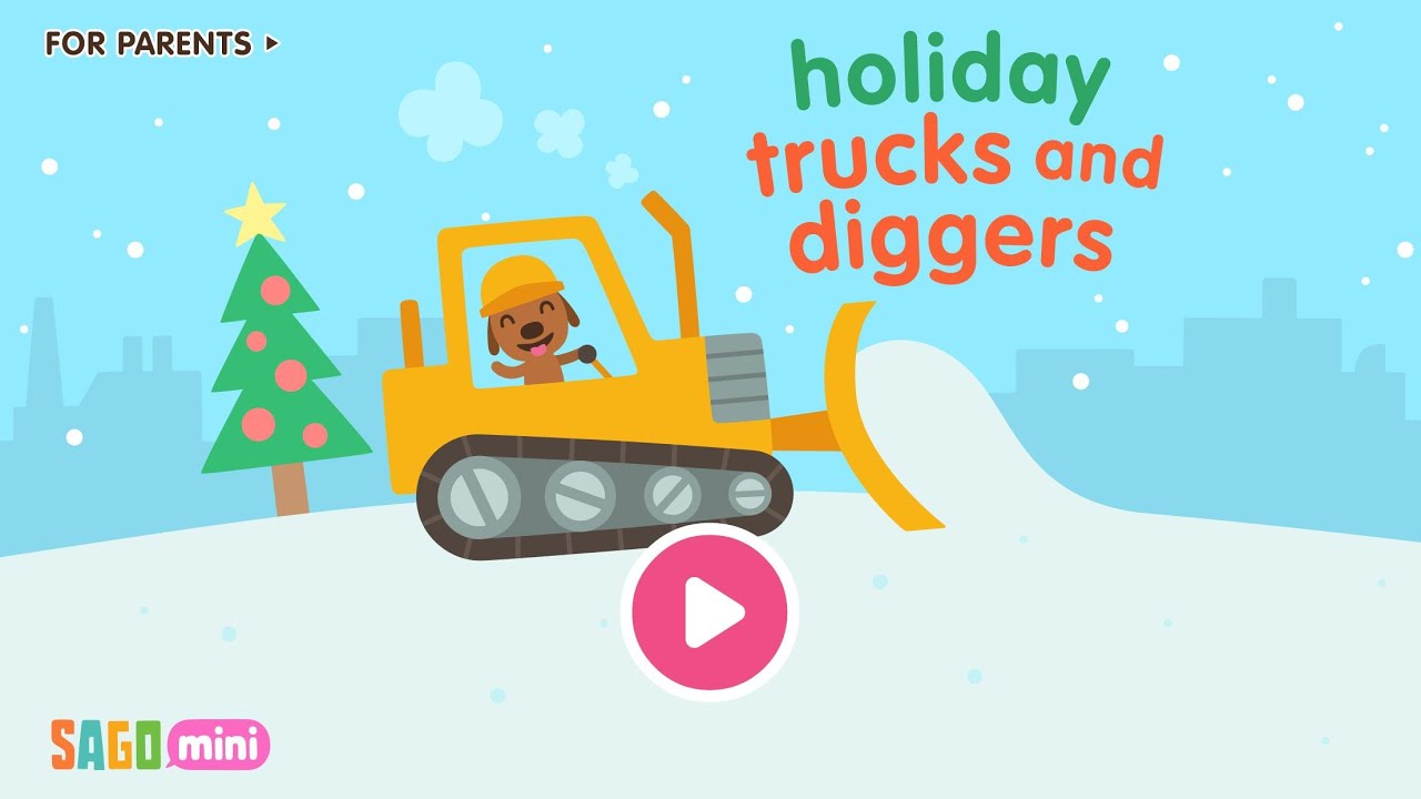 Sago Mini Holiday Trucks and Diggers - Android Gameplay - YouTube