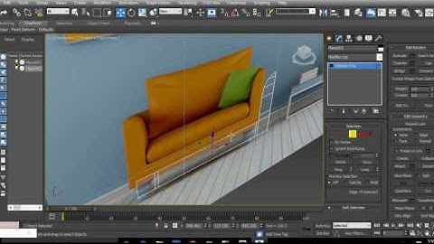 3ds max simple sofa modeling 2016