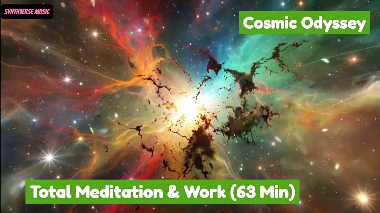 🧘SynthVerse Music: Cosmic Odyssey | Total Meditation & Work (63 Min)🧘
