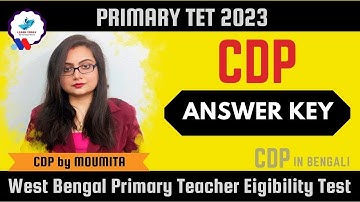 Primary TET 2023 | CDP Answer Key