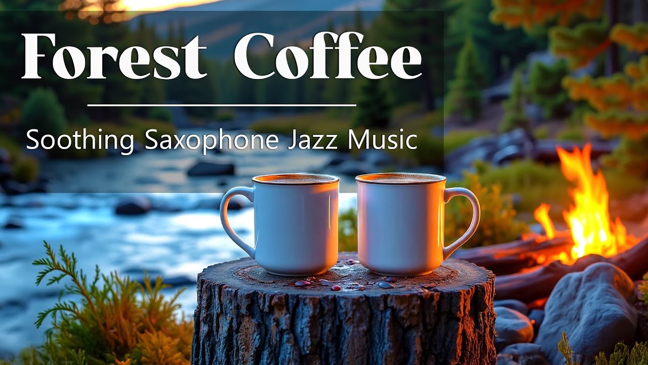 Quiet Forest Coffee ☕ Soothing Saxophone Jazz Music for Deep Focus & Chill