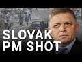 Slovak pm robert fico shot and in a critical condition in hospital