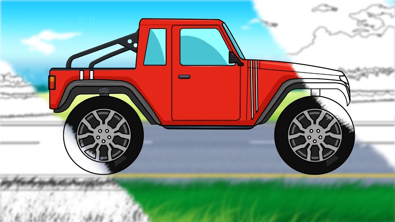 Jeep coloring pages youtube