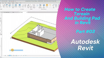 How to Create Terrain and Building Pad in Revit l part 03 l #revit #autodesk #autocadcivil3d
