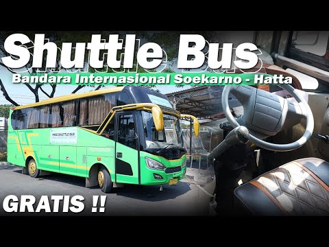 Ke Bandara Soekarno Hatta Gratis, seperti ini lho caranya | trip Shuttle Bus bandara Soetta