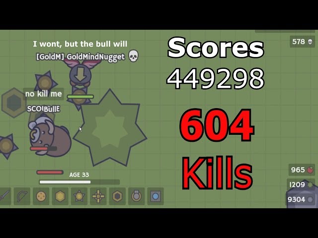 Moomoo.io - 300+ kills and 300K+ gold! 