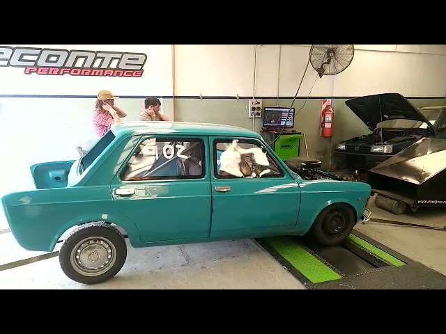 128 Mecánica Fuster en el taller de Marcos Leconte performance para ver la potencia del auto