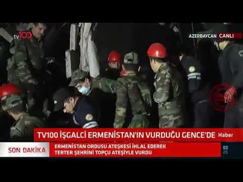 სომხეთმა მძინარე განჯა დაბომბა (ყარაბაღის ომი)